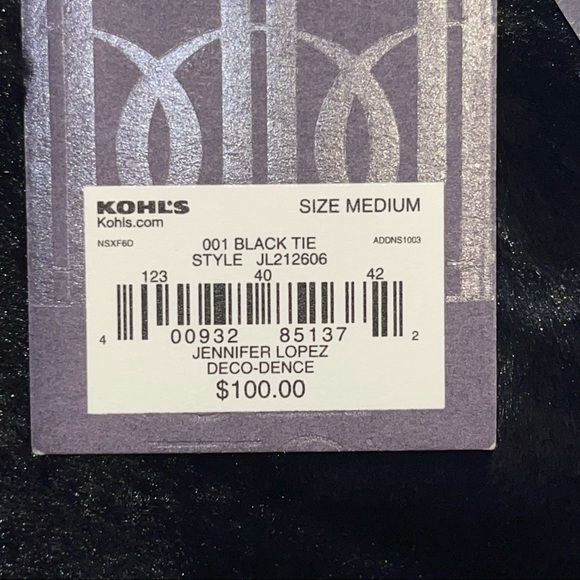 NWT Jennifer Lopez Short Faux Fur Jacket Black Tie Sz M - Picture 14 of 16